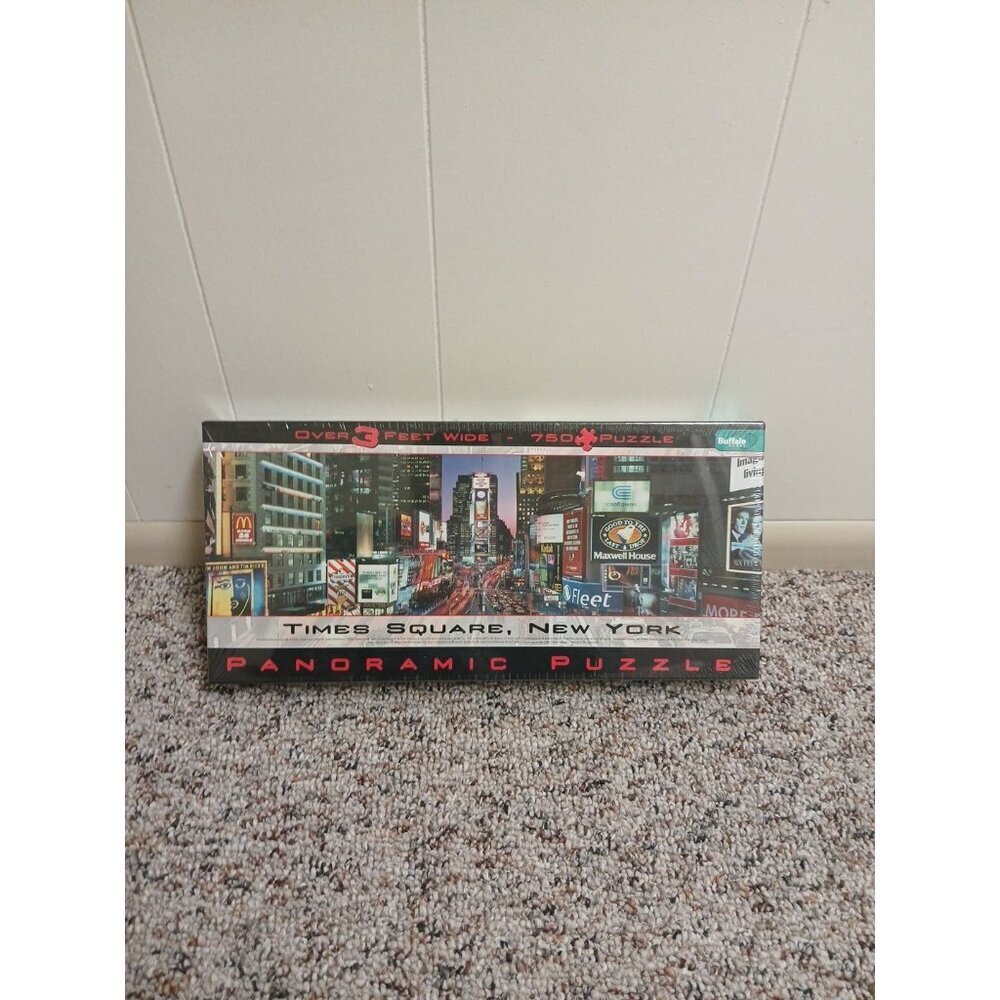 Panoramic Puzzle Times Square, New York‎ (750 Piece) 3 Feet Wide NIB Sealed